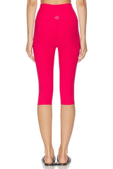 High Waisted Pedal Pusher Legging