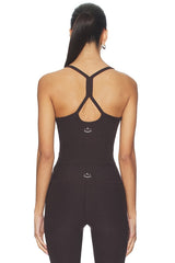 Spacedye Slim Racerback Cropped Tank Top