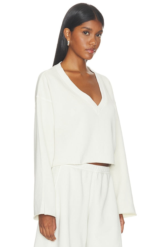 Fade Out Cropped Long Sleeve