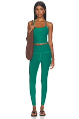 Spacedye Slim Racerback Cropped Tank Top