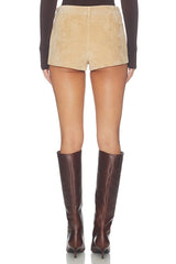 Suede Shorts