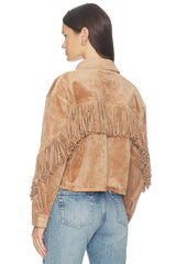 Cropped Fringe Jacket