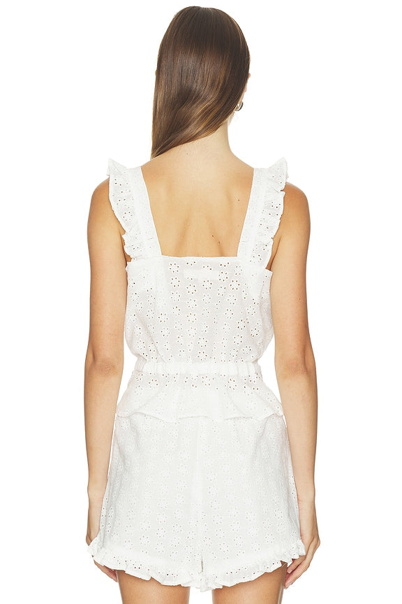 Eyelet Tank Top