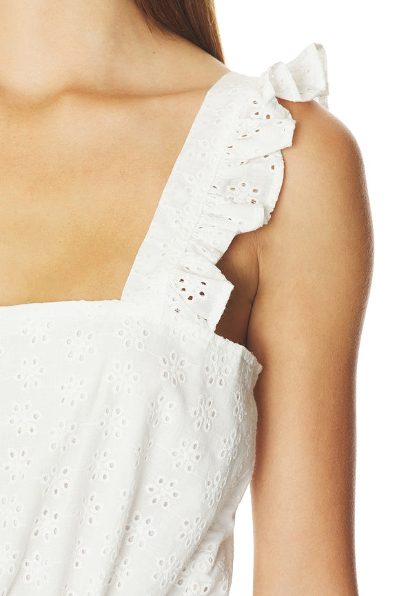 Eyelet Tank Top