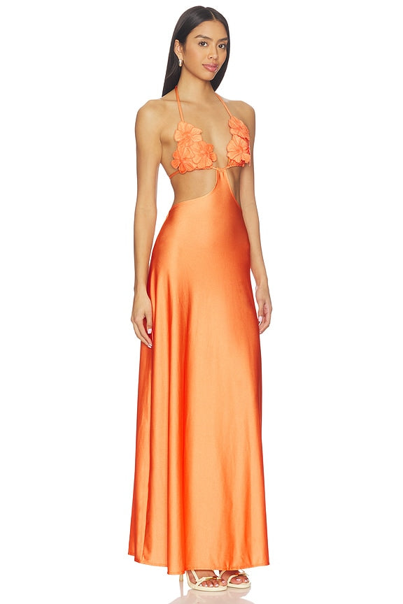 Ochre Long Dress