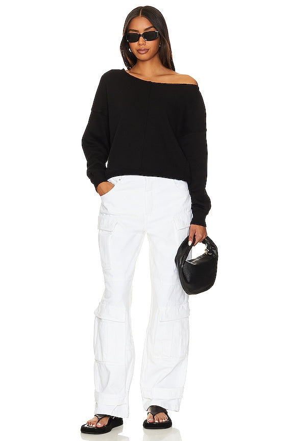 Off The Shoulder Crewneck