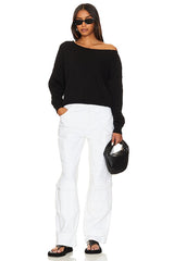 Off The Shoulder Crewneck
