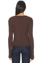 Ruffle Cardigan