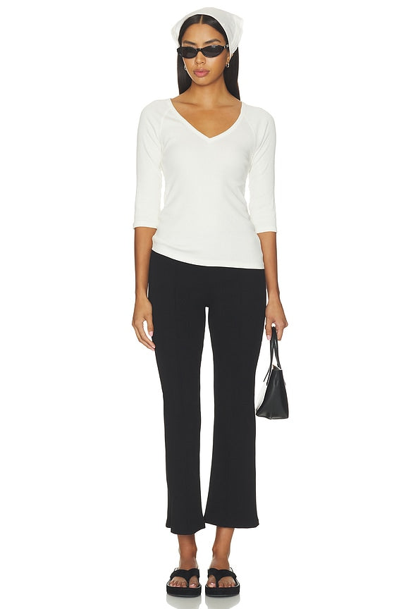 Seamed Cropped Flare