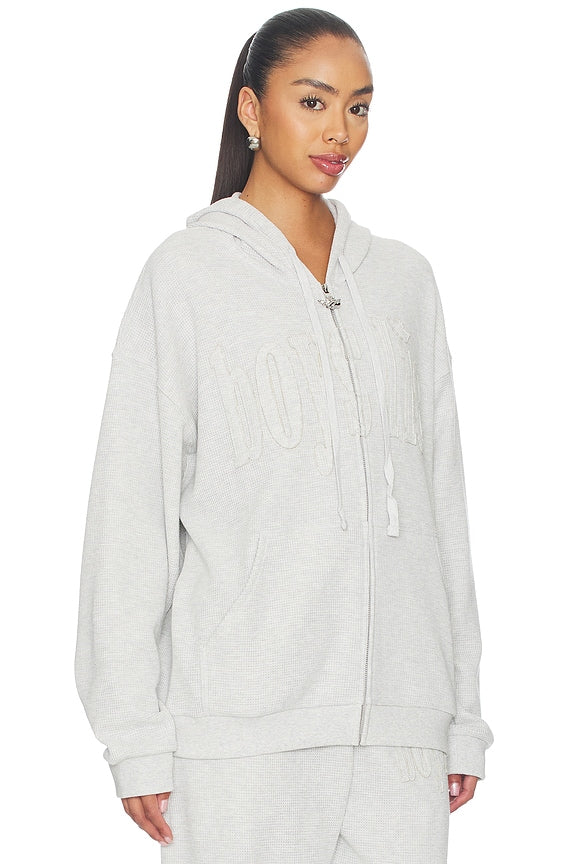 No Grey Area Thermal Harley Zip Up
