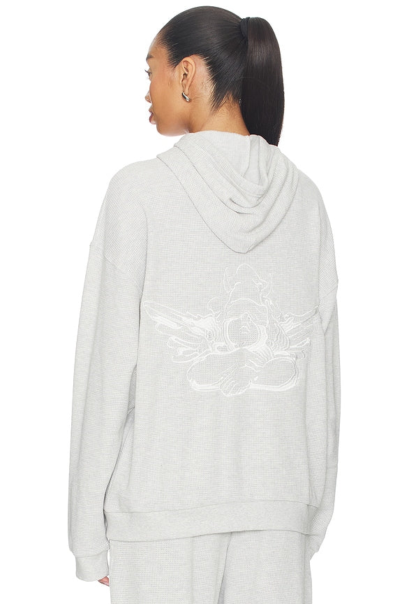 No Grey Area Thermal Harley Zip Up