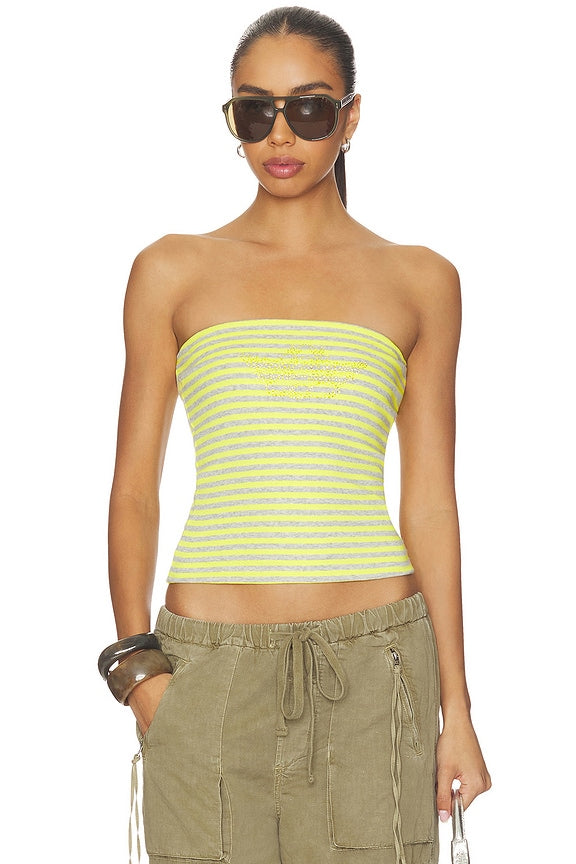 Striped Candyqueen Tube Top