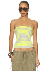 Striped Candyqueen Tube Top