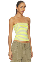 Striped Candyqueen Tube Top