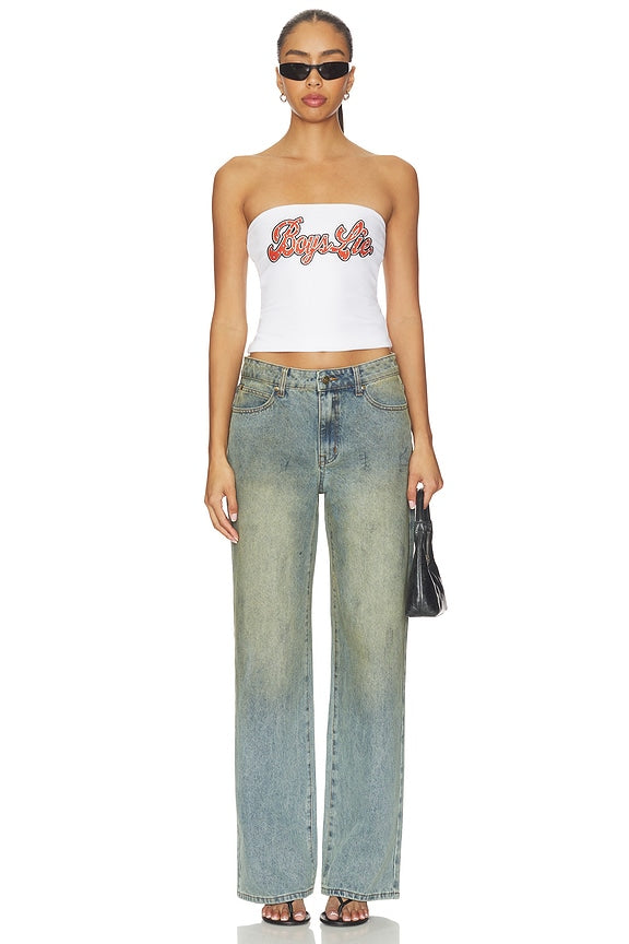Boys Lie Stud Wrangler Tube Top