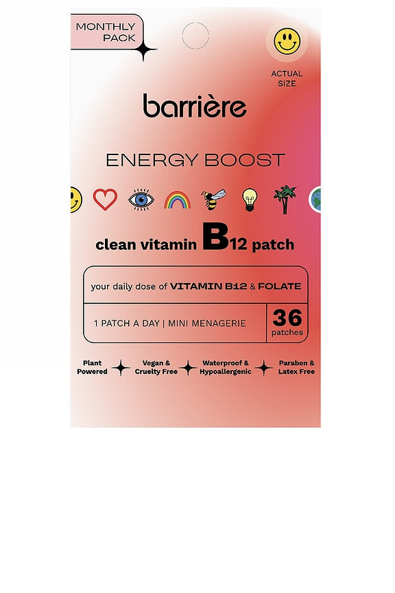 Energy Boost Vitamin B12 Patch 36 Pack