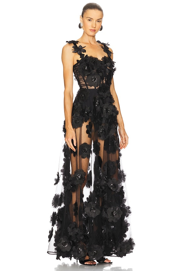 Rosalie Noir Gown