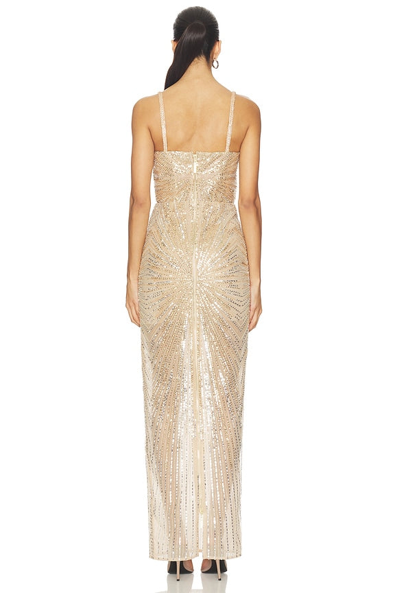 Dahlia Maxi Dress With Straps