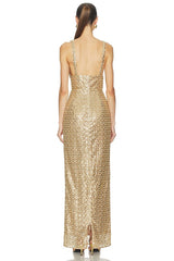 Allegra Sequin Maxi Dress