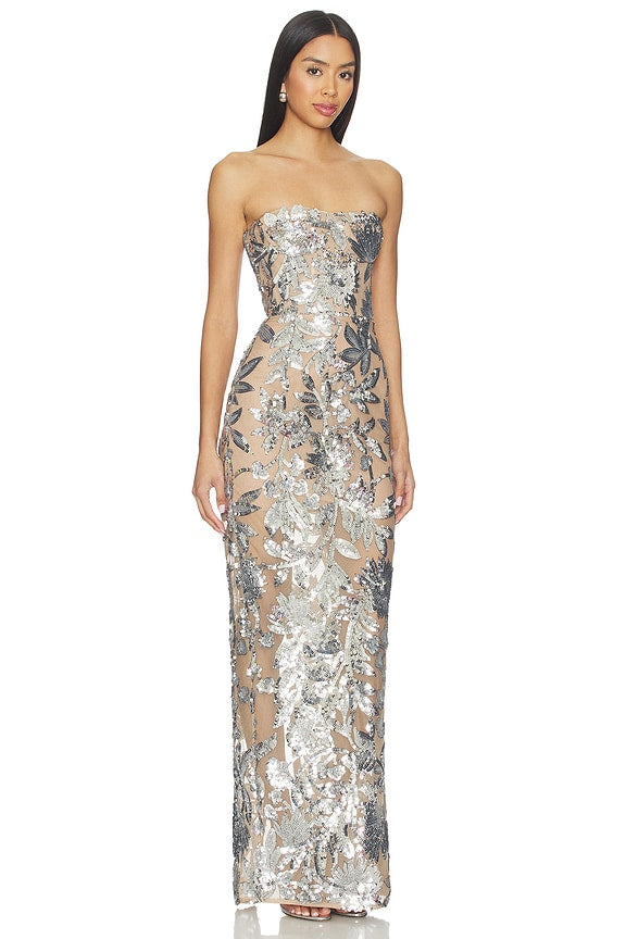 Dahlia Strapless Maxi Dress