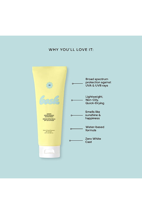 SPF 30 Sheer Moisturizing Lotion