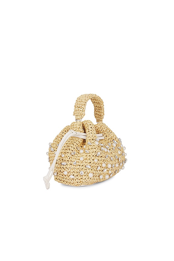 Nia Mini Crystal Bucket Bag