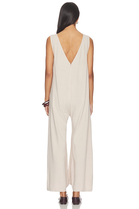 Oversized Linen Jumpsuit