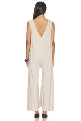 Oversized Linen Jumpsuit