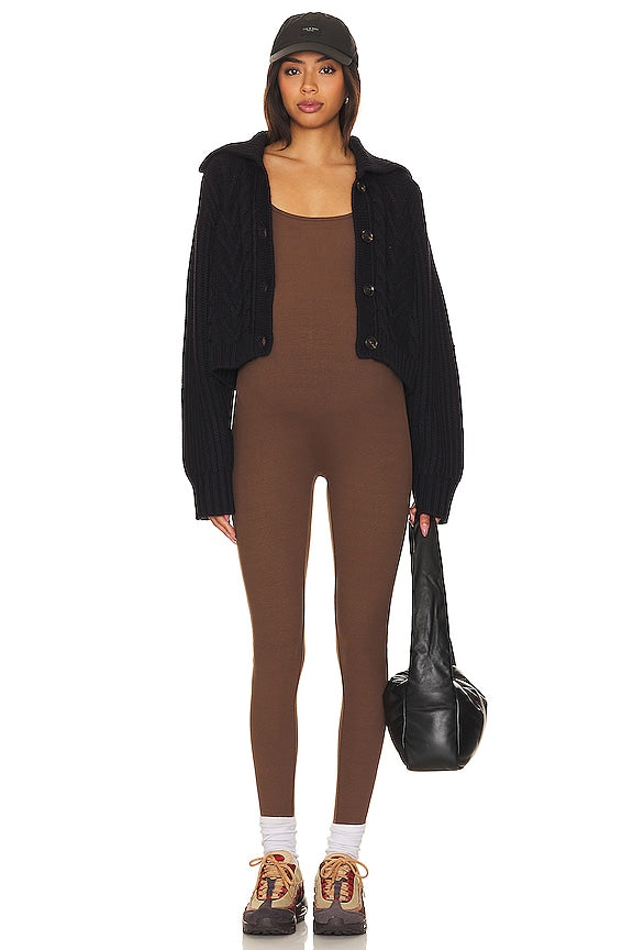 Rib Maternity Unitard