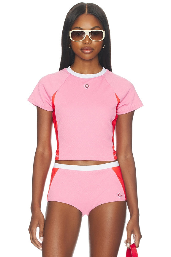 Monogram Rash Top