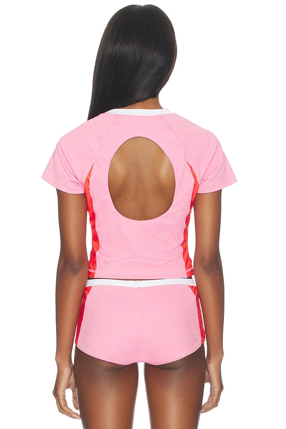 Monogram Rash Top