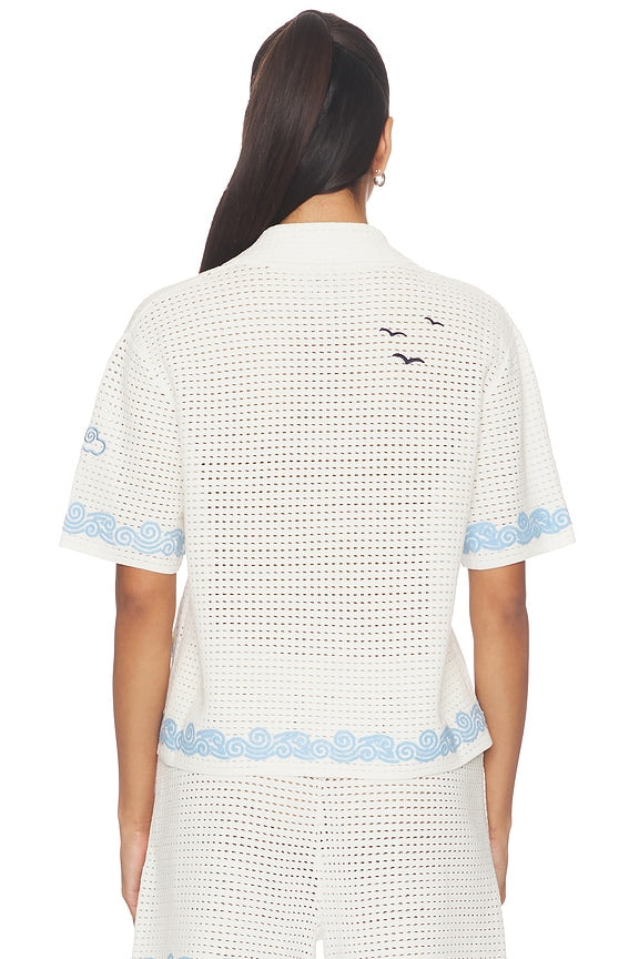 Oasis Crochet Beach Shirt