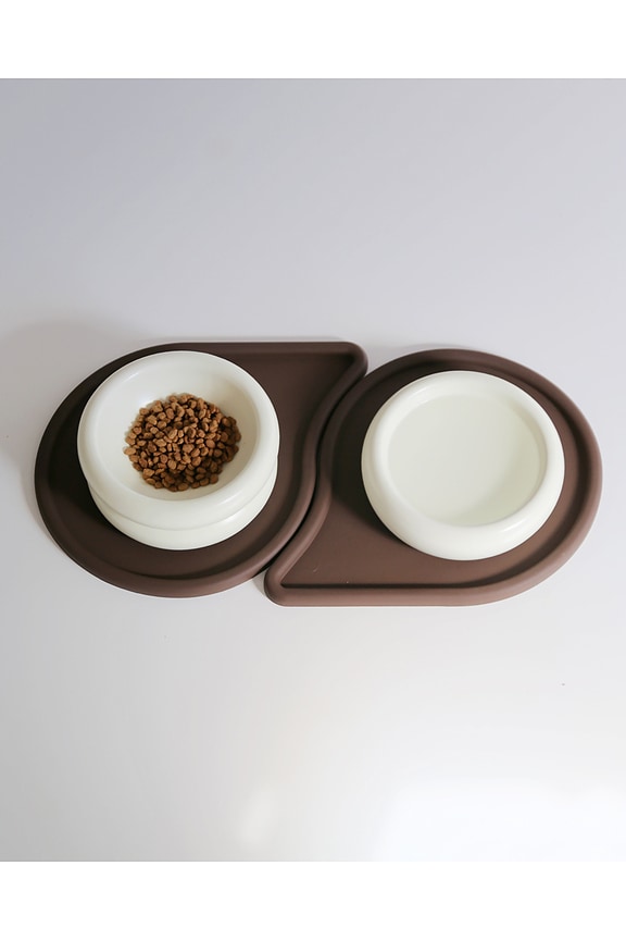 Drop Pet Food Bowl Mats Set Of 2