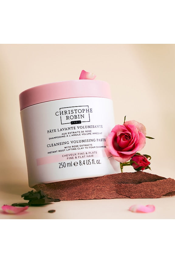 Cleansing Volumizing Paste With Pure Rassoul Clay And Rose Extracts