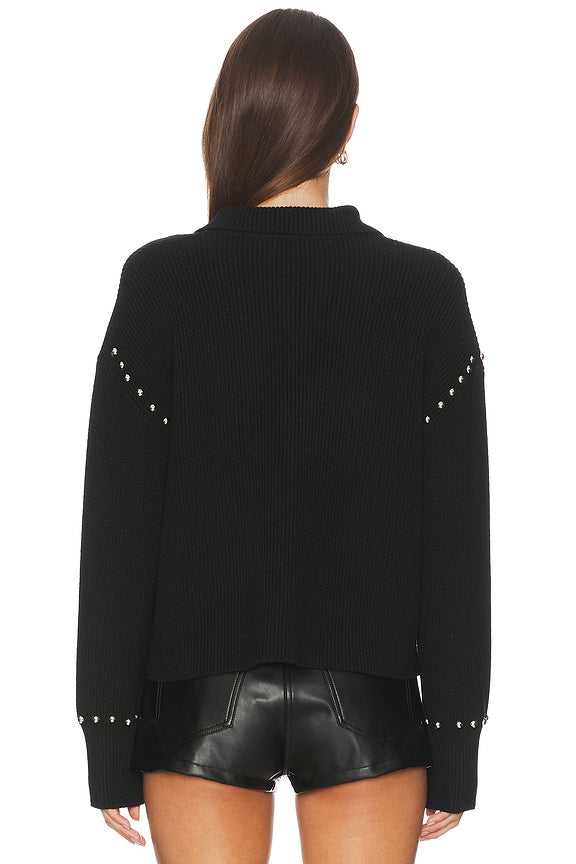 Jay Studded Sweater Jacket