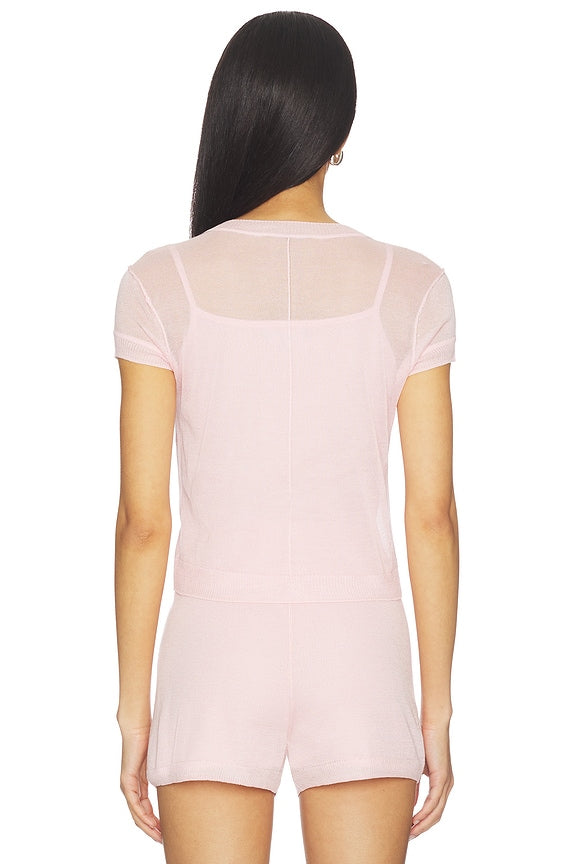 Serena Sheer Cardi With Cami Top