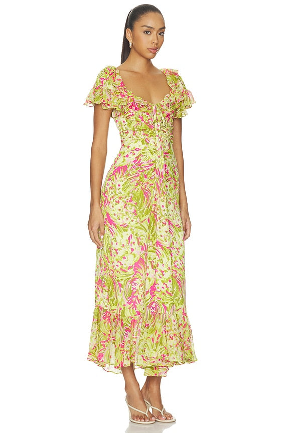 Daisy Swirl Ivey Dress