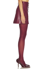 Faux Leather Claudia Skirt