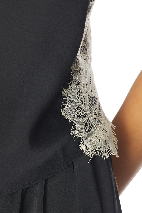 Esme Satin Lace Petit Marta Cami
