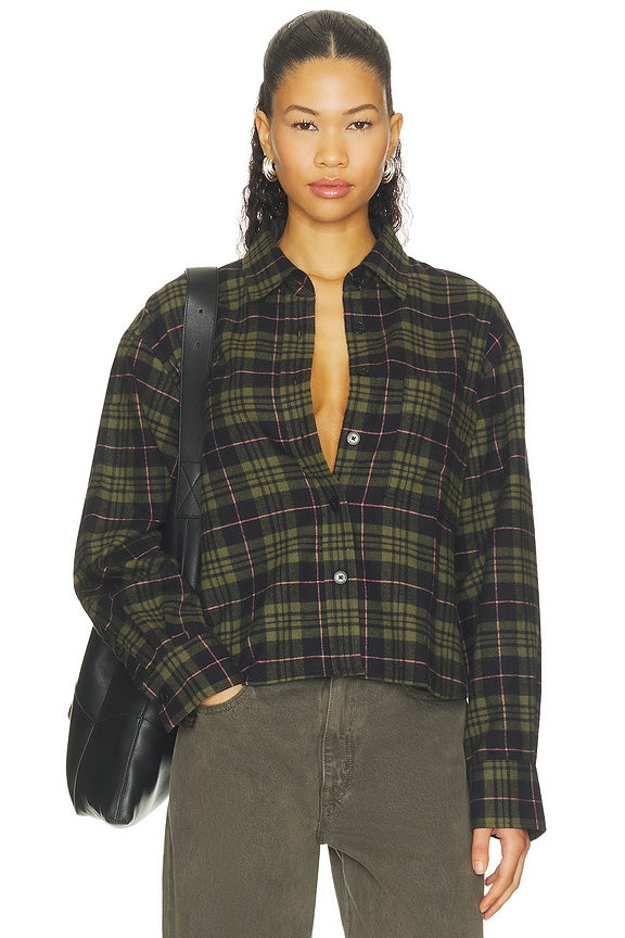 Cropped Oversized Shirt