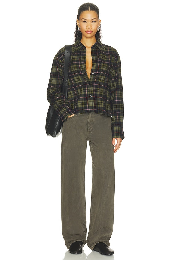 Cropped Oversized Shirt