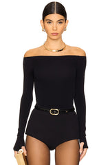 Ballet Off-shoulder Bodysuit