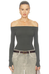 Ballet Off-shoulder Bodysuit
