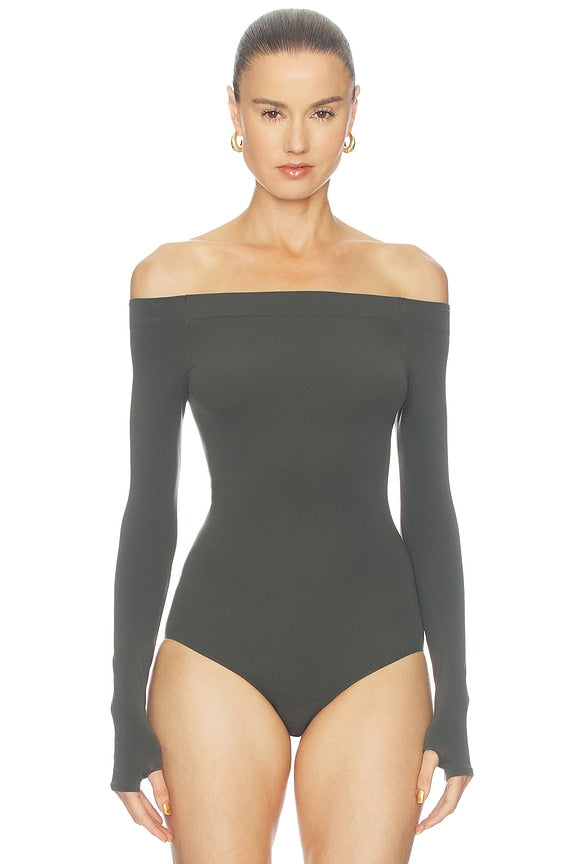 Ballet Off-shoulder Bodysuit