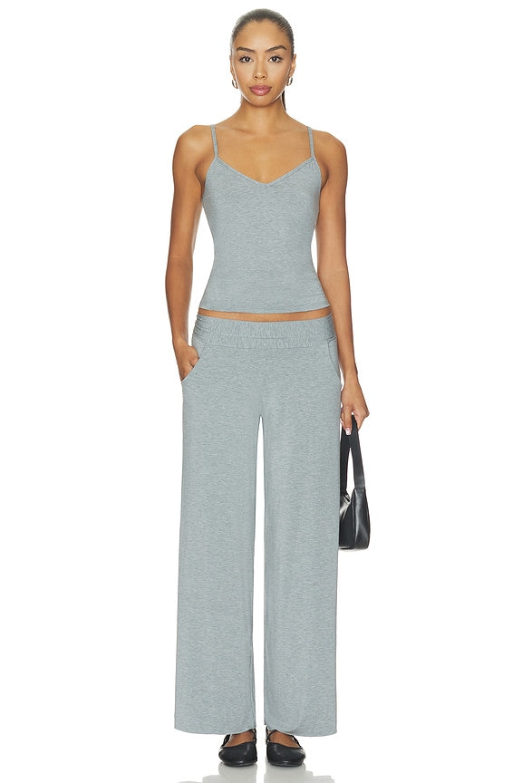 Butter V Neck Cami With Shelf Bra