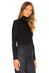 Butter Long Sleeve Cropped Turtleneck