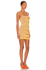 Rhea Open Stitch Mini Dress