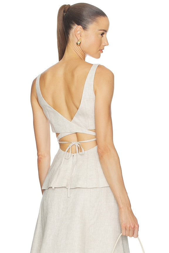 Malena Linen Top