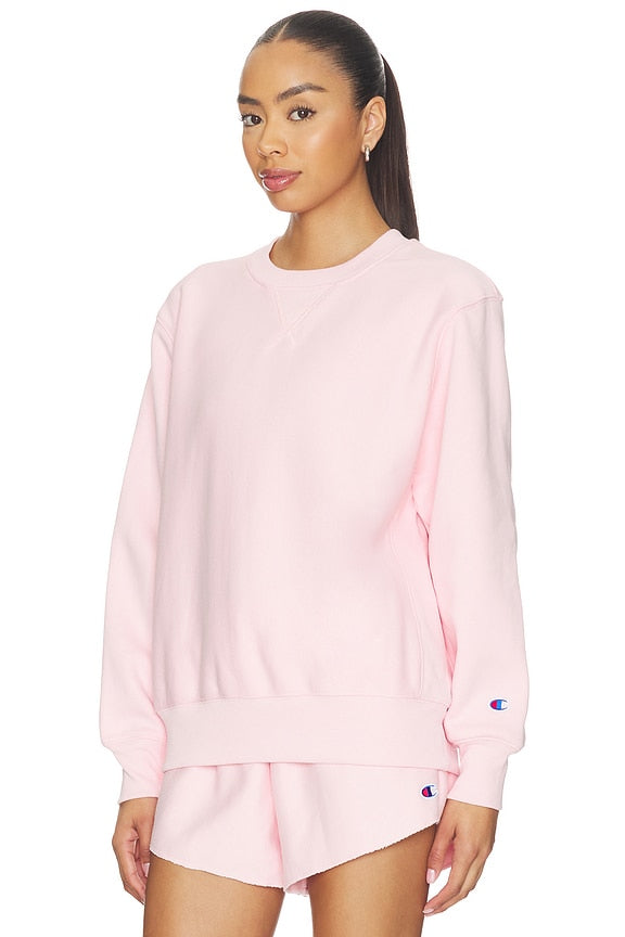 Reverse Weave Crewneck Sweater