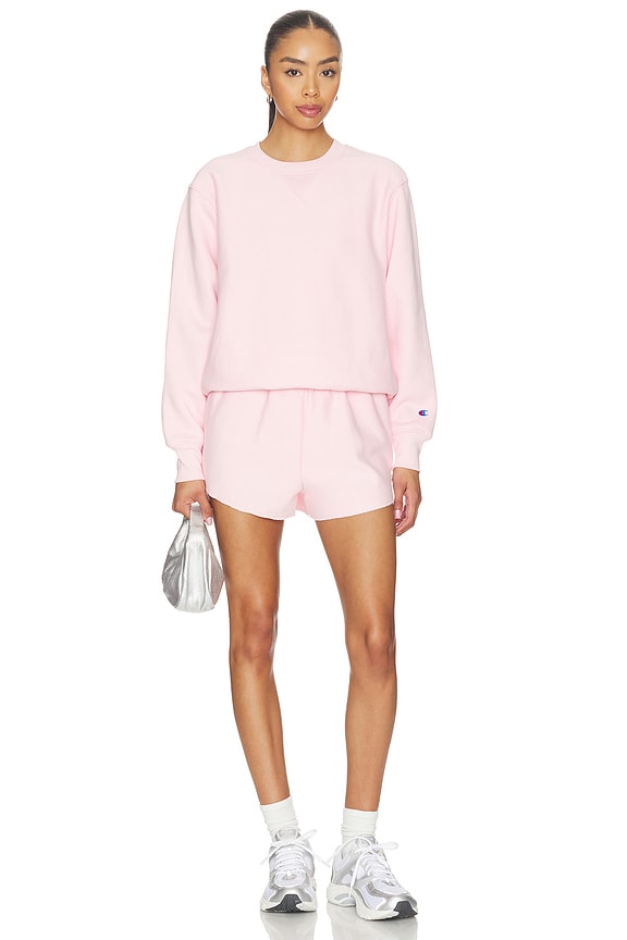 Reverse Weave Crewneck Sweater